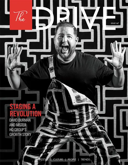 David Burman on the cover of The Drive Magazine issue #147